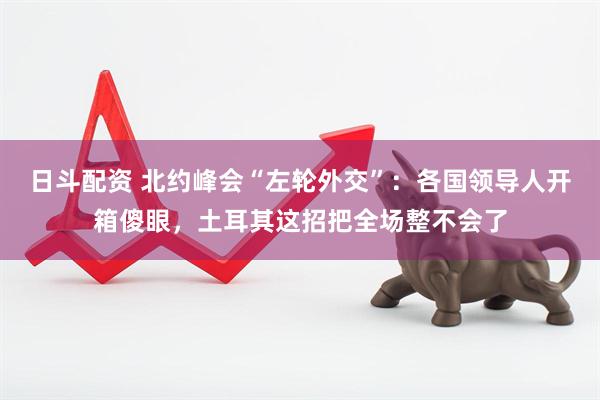 日斗配资 北约峰会“左轮外交”：各国领导人开箱傻眼，土耳其这招把全场整不会了